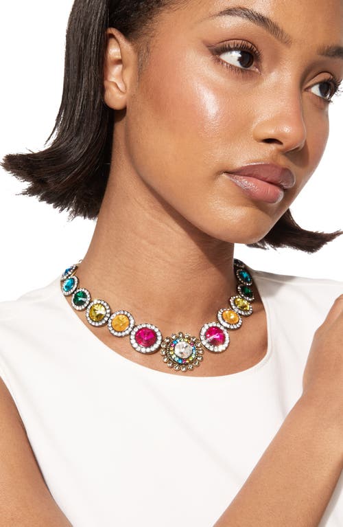 Kurt Geiger London Octavia Collar Necklace In Blue
