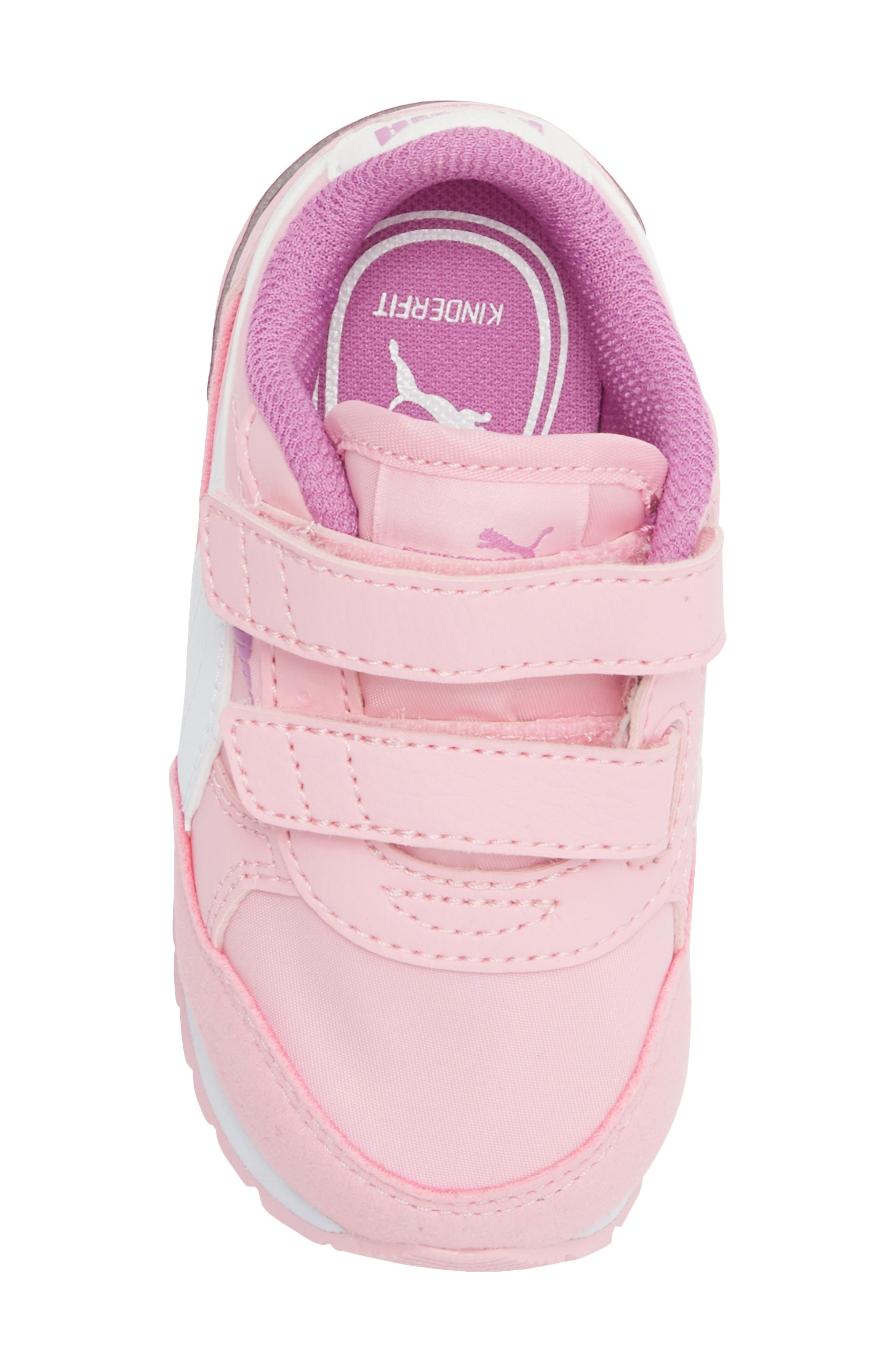 PUMA Kids' ST Runner v4 Sneaker, Alternate, color, Pink Shimmer/ White/ Mauve
