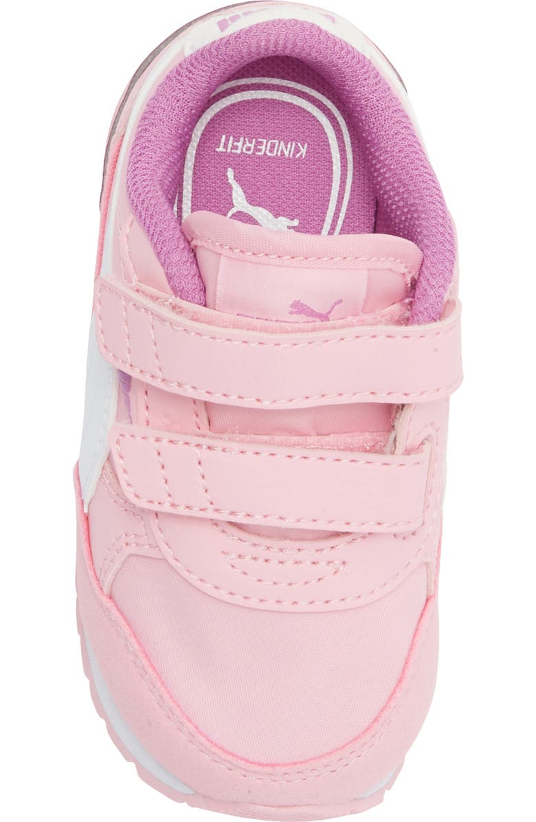 PUMA Kids' ST Runner v4 Sneaker, Alternate, color, Pink Shimmer/ White/ Mauve