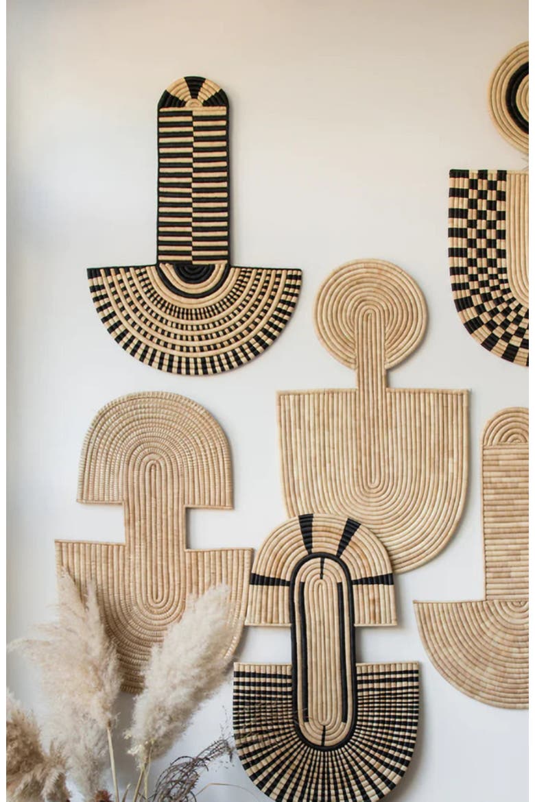 Natural Abstract Wall Mask, Alternate, color, Natural 2