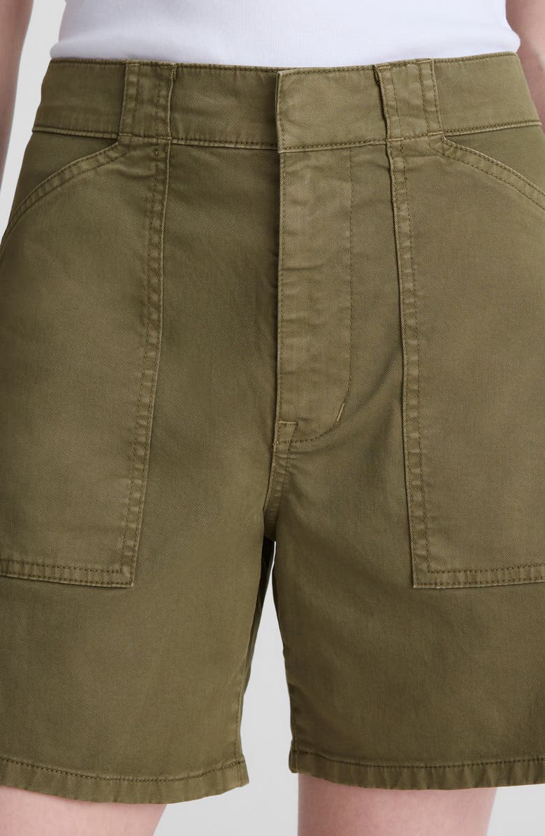 Madewell Essex Utility Shorts, Alternate, color, Faded Ivy