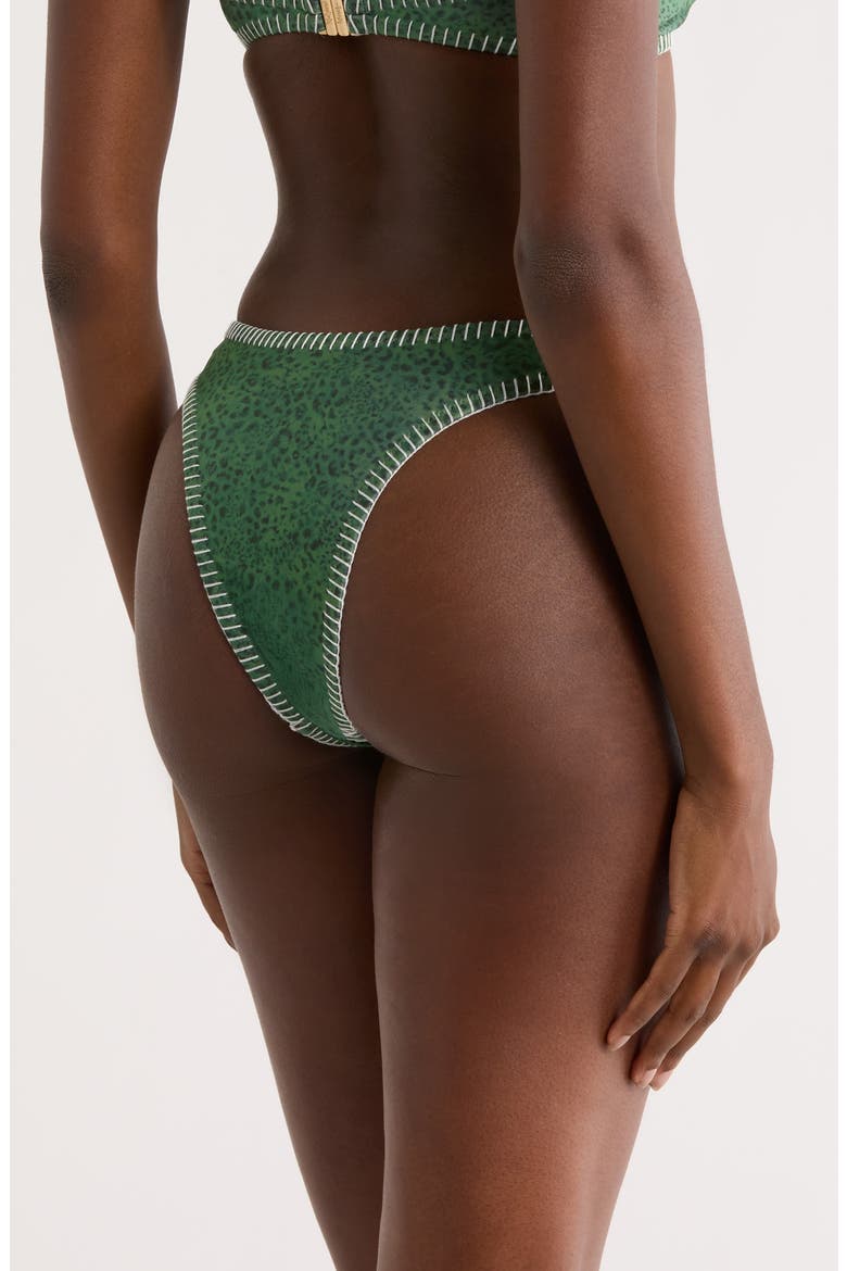 Blanket Stitch High Leg Vintage Bikini Bottoms, Alternate, color, WILD WONDER