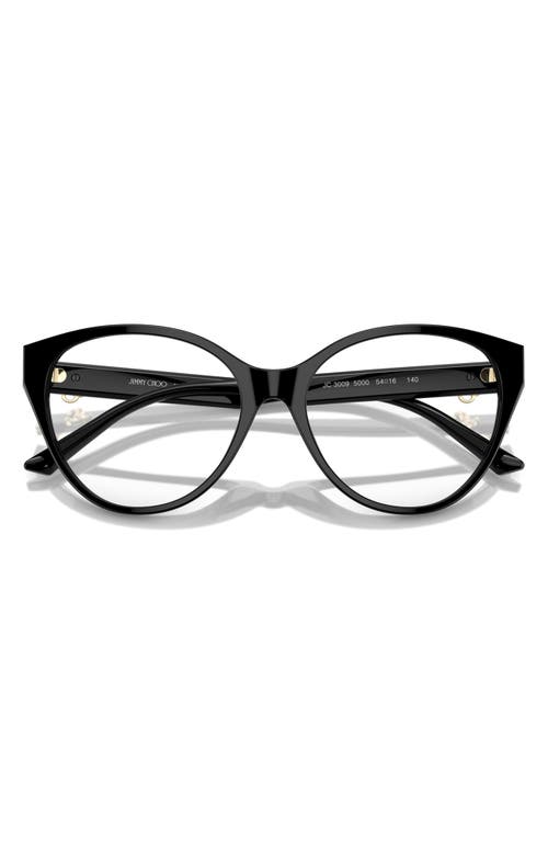 Jimmy Choo 54mm Phantos Optical Glasses In Black