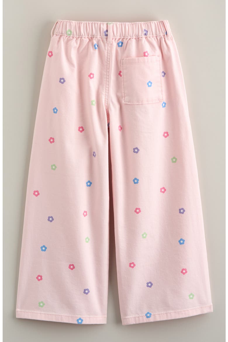 Kids' Wide Leg Pants, Alternate, color, PINK BALM FLOWER FRIENDS