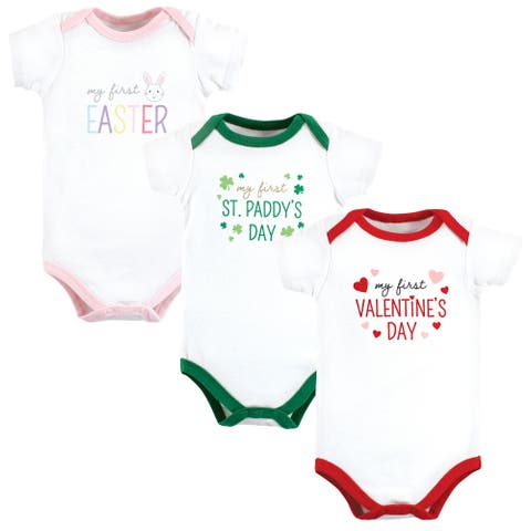 Comfortable All-Cotton Bodysuit 3Pk (Baby)