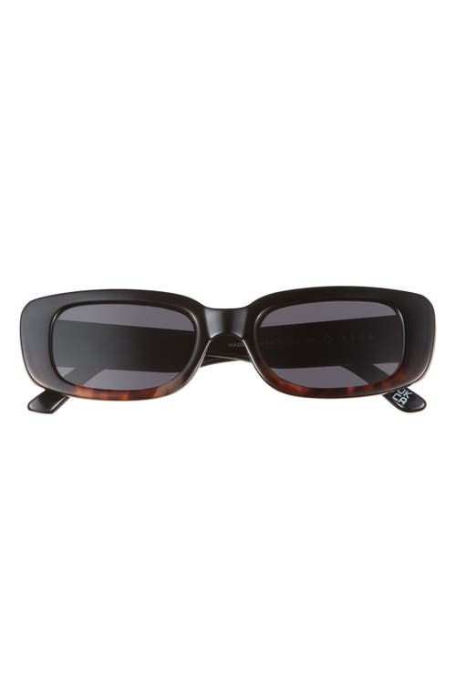 AIRE Ceres 51mm Rectangular Sunglasses in Black /Tort 