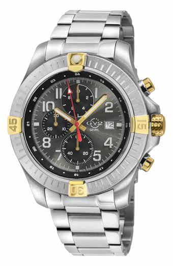 T38 Chronograph Swiss Quartz Bracelet Watch, 45mm