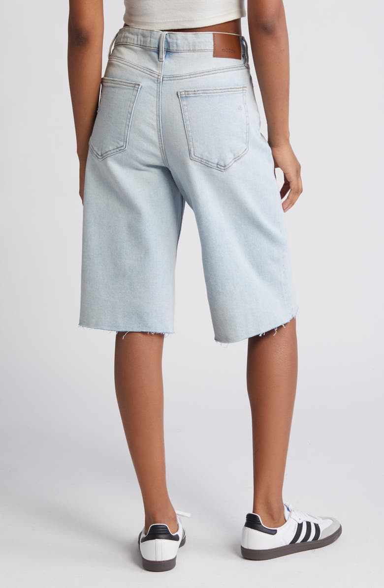 HIDDEN JEANS Raw Hem Baggy Denim Shorts, Alternate, color,