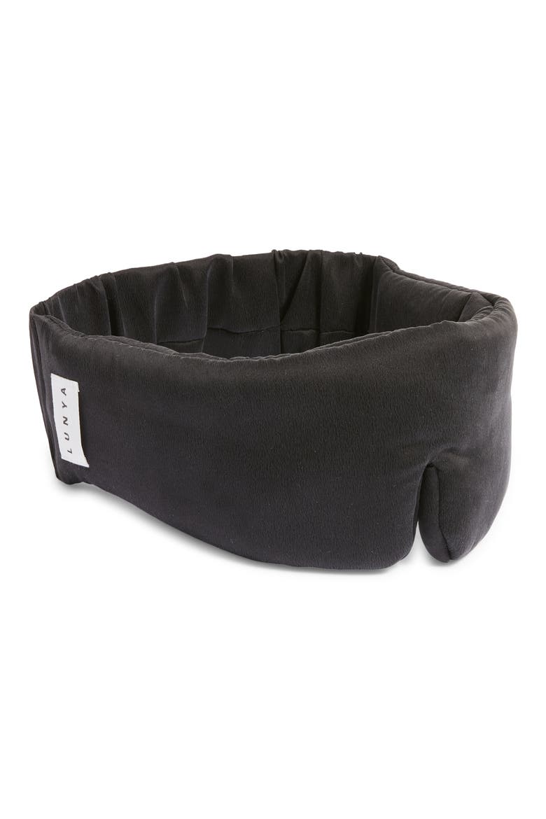 Washable Silk Sleep Mask, Main, color, IMMERSED BLACK