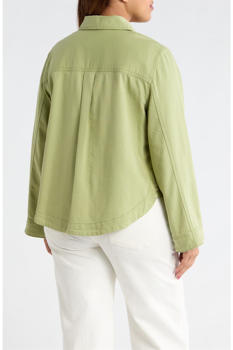 Denim Shacket, Alternate, color, LOTUS