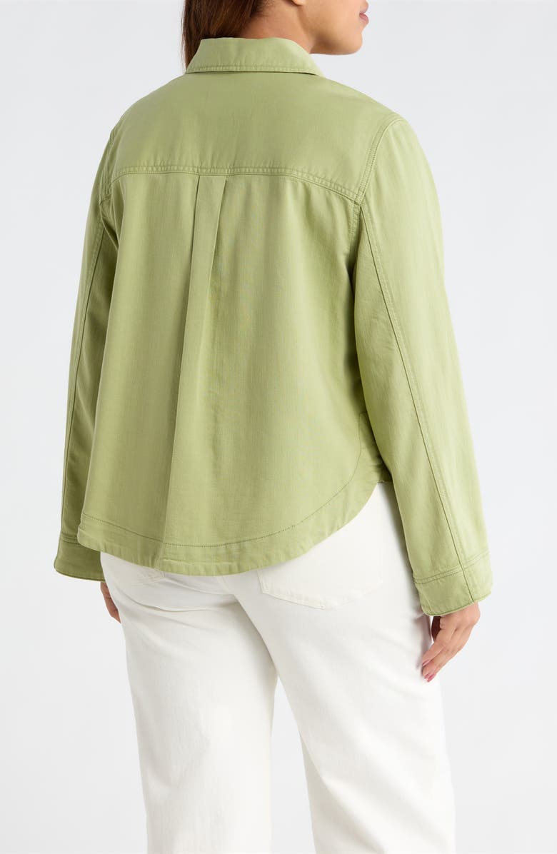 Liverpool Los Angeles Denim Shacket, Alternate, color, Lotus