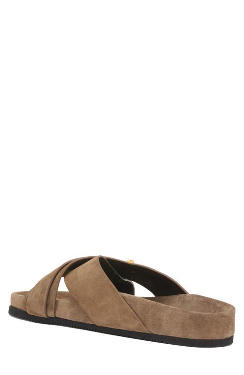 Tom Ford Wicklow T Suede Sandal In Brown