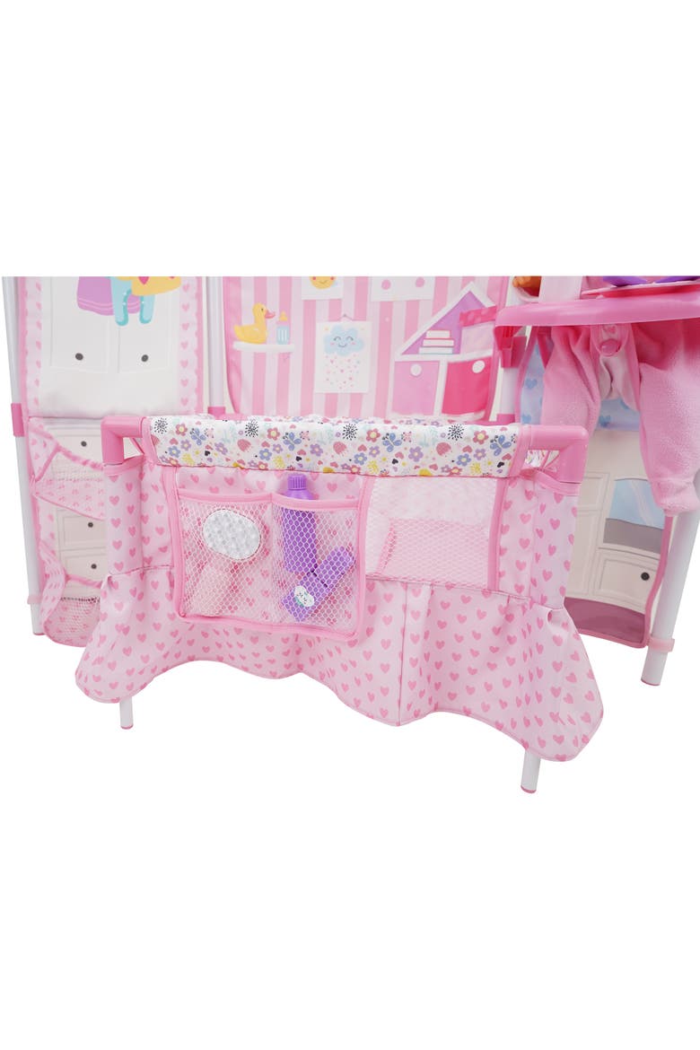Doll Furniture Set W/ 14" Baby Doll, Alternate, color, Multicolored