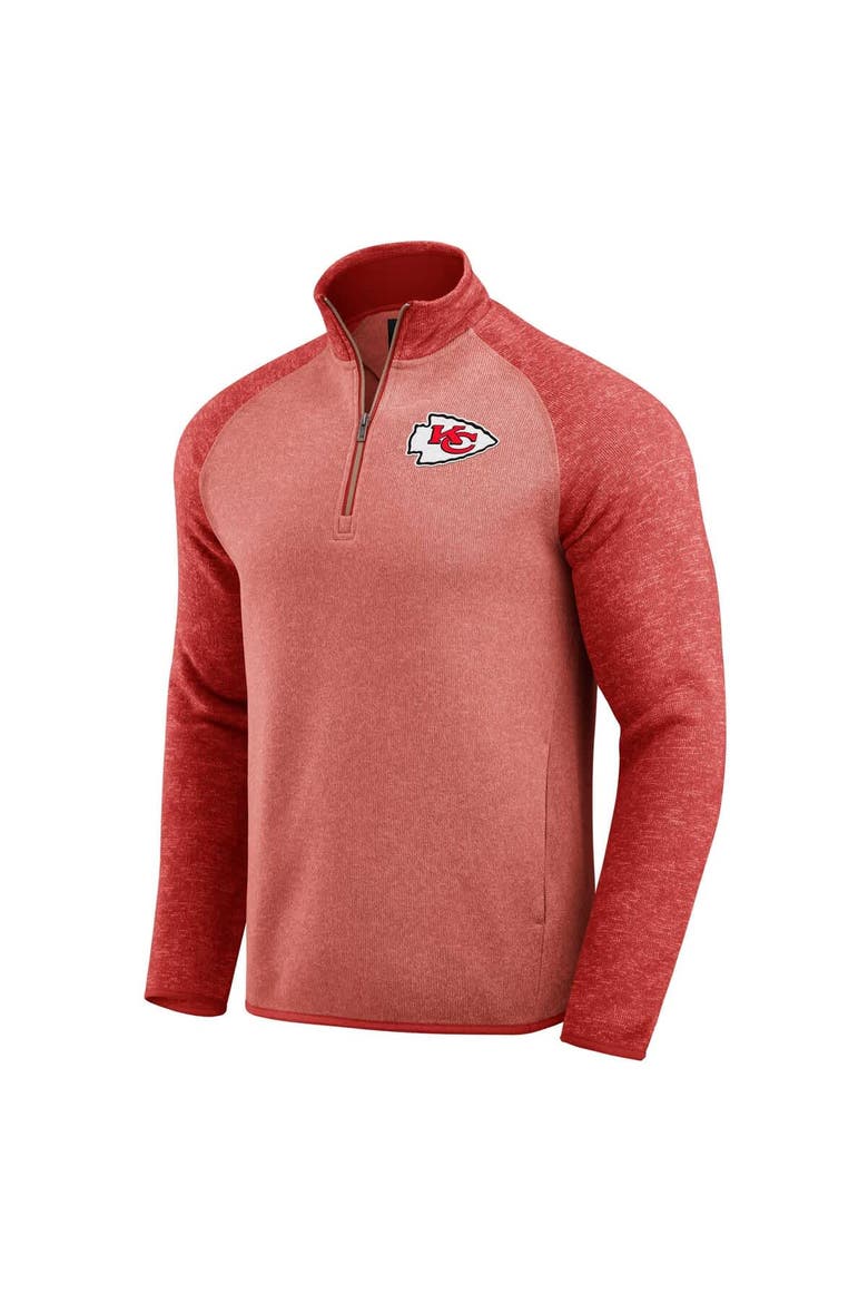 Men's Darius Rucker Collection by Fanatics Red Kansas City Chiefs Tonal Quarter-Zip Jacket, Alternate, color, Red
