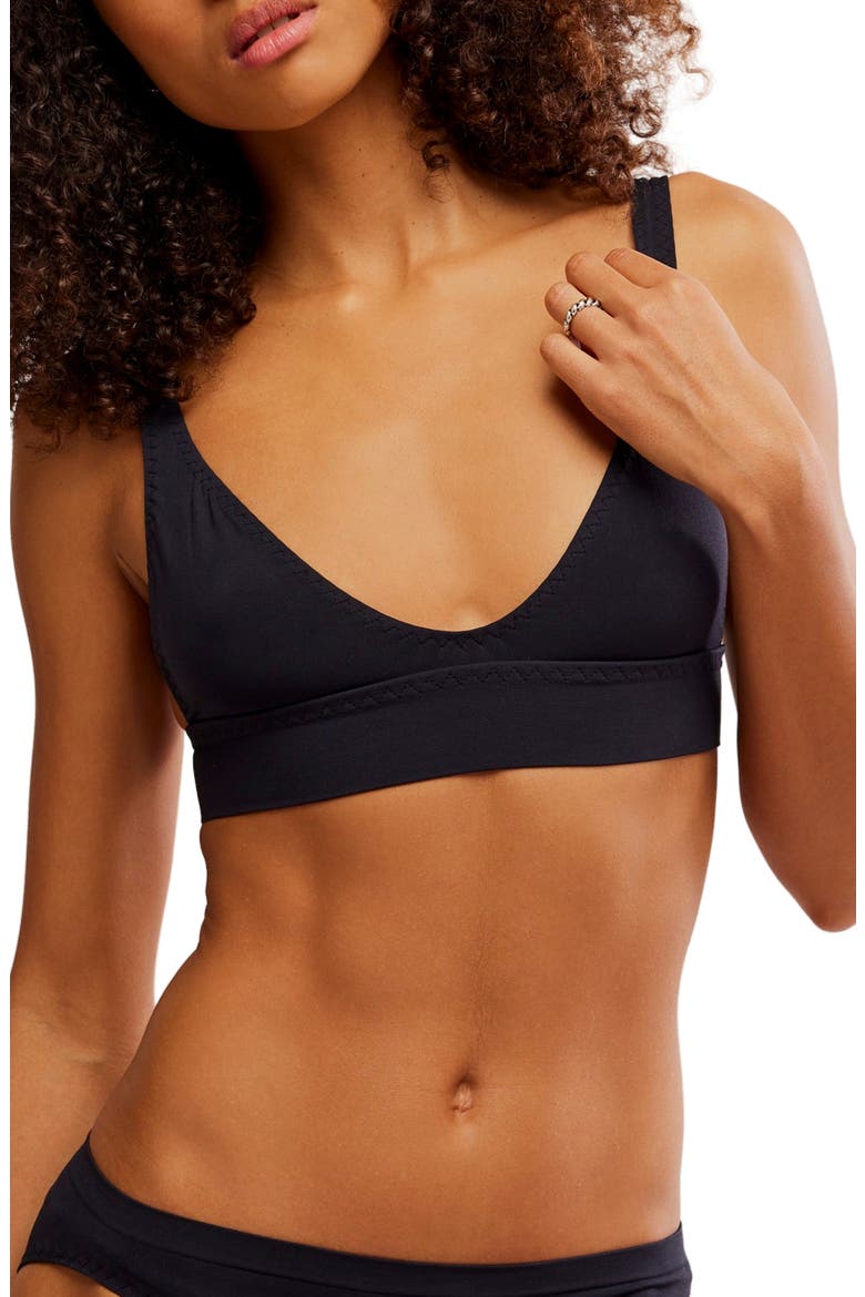 From the Start Bralette, Main, color, BLACK