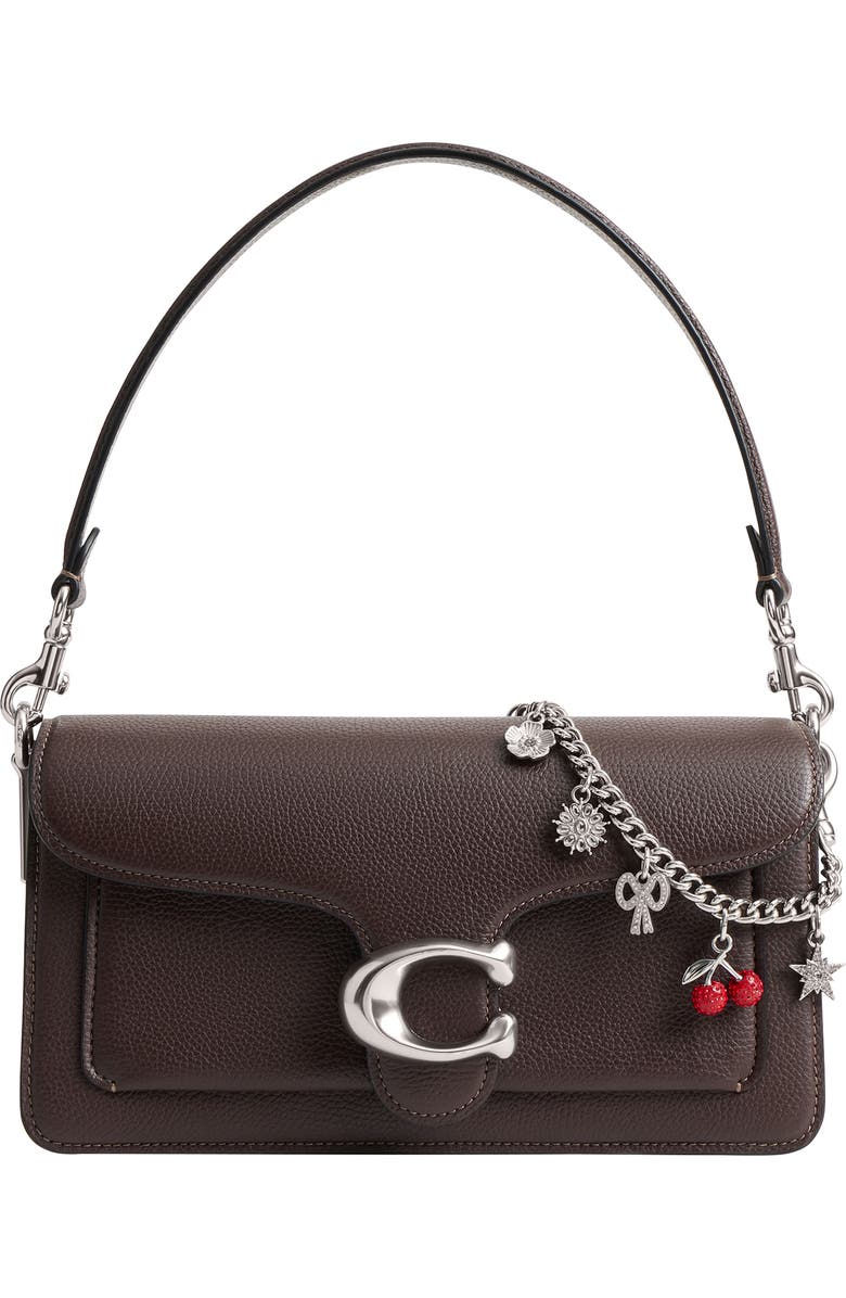 COACH Crystal Motif Chain Bag Charm, Alternate, color, Silver Multi