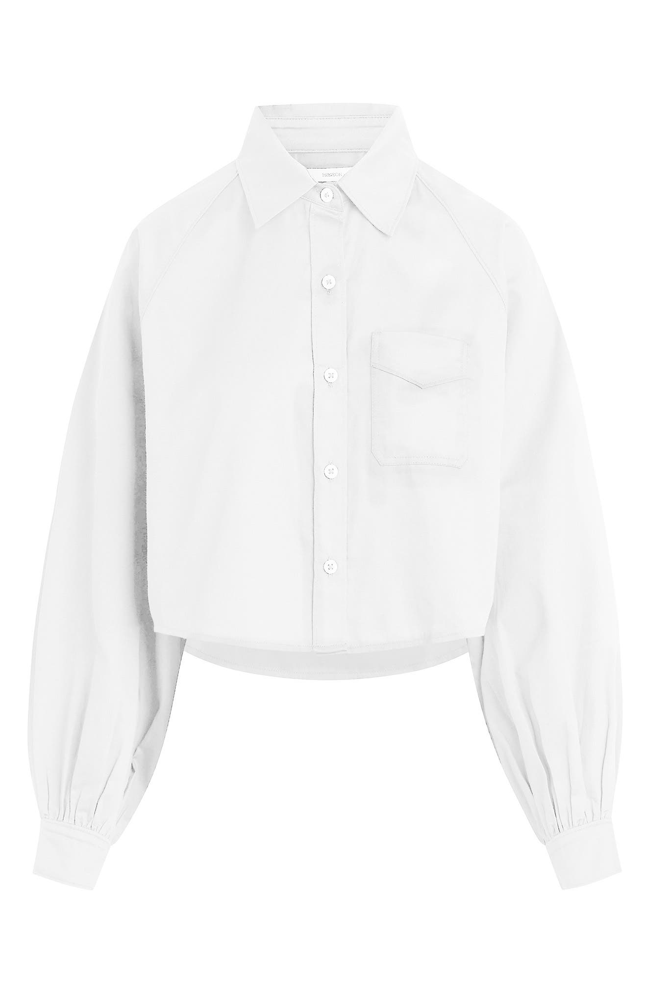Raglan Balloon Sleeve Button-Down Top (Women) | Nordstromrack