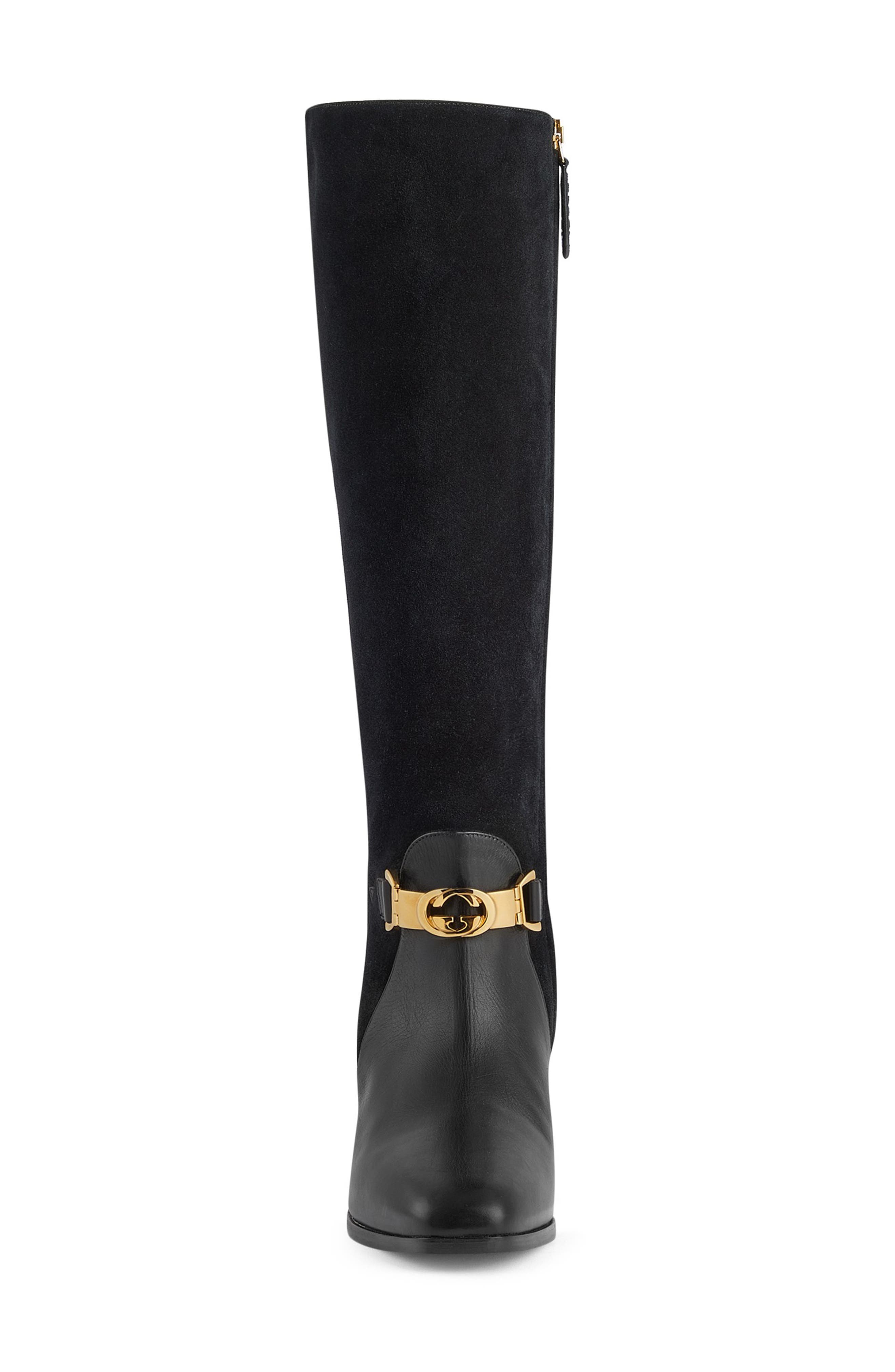 Gucci Anna Knee High Boot, Alternate, color, 