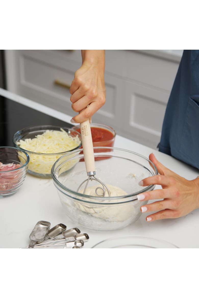 Dough Whisk, 11.5-Inch, Alternate, color, Natural/Silver