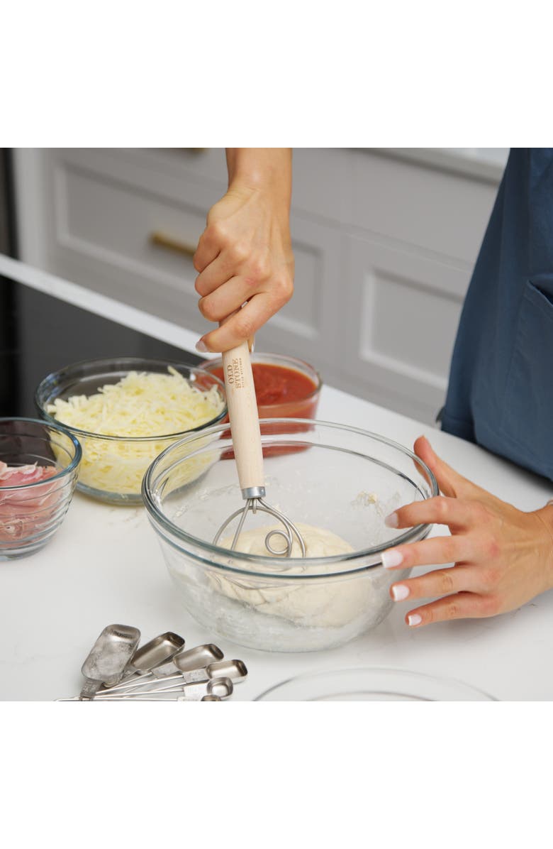 Old Stone Dough Whisk, 11.5-Inch, Alternate, color, Natural/Silver