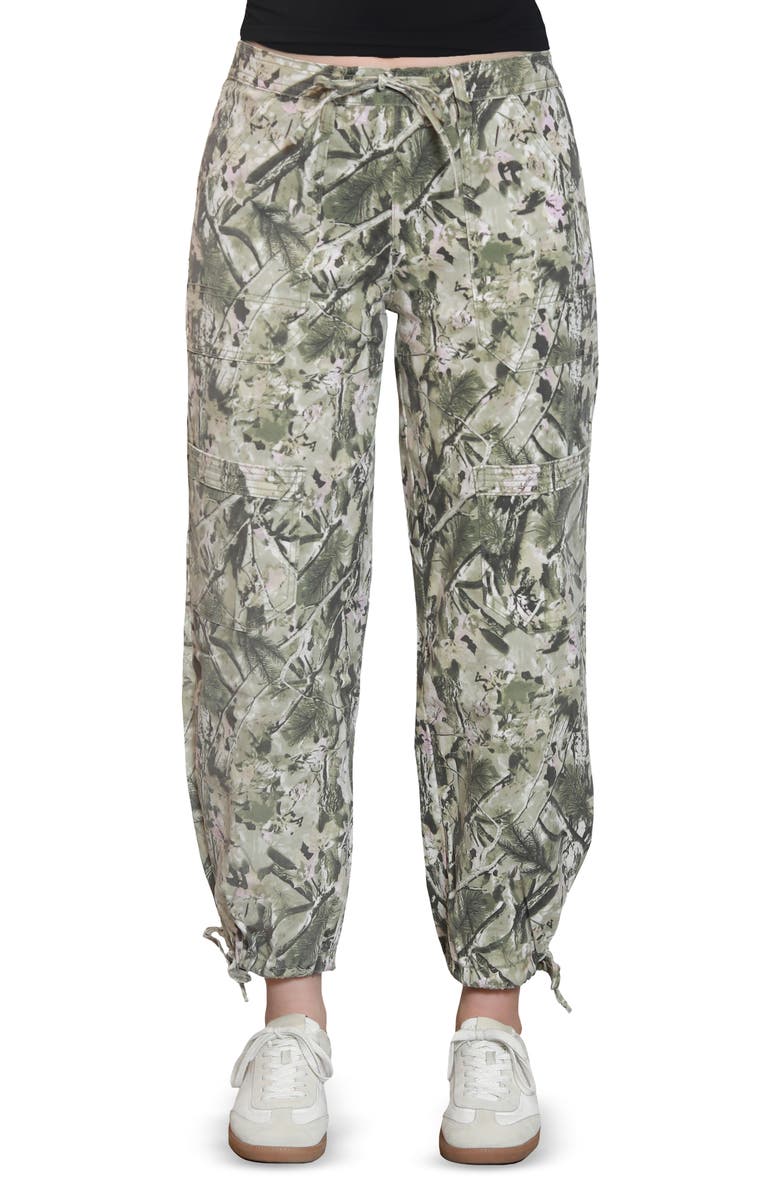 Madden Girl Tree Camo Cargo Pants, Main, color, Soft Pink/ Tree Camo