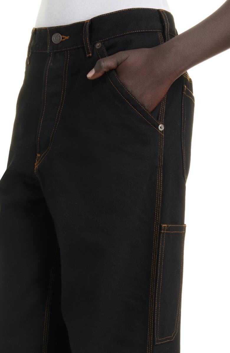 Dries Van Noten Pippa Nonstretch Denim Straight Leg Jeans, Alternate, color,