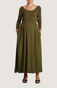 Nom Maternity Maeve Maternity Long Sleeve Dress