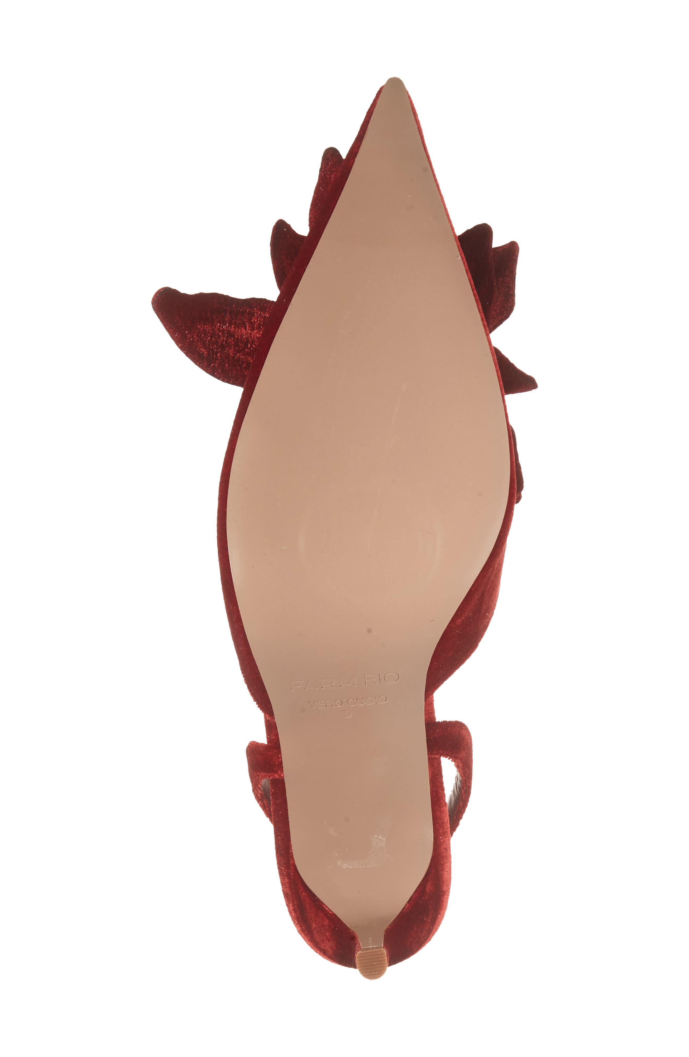 Flower Velvet Slingback Pump, Alternate, color, ORIOLE