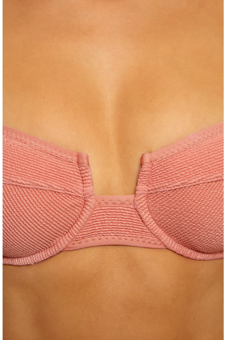 Como Underwire Bikini Top, Alternate, color, BLUSH