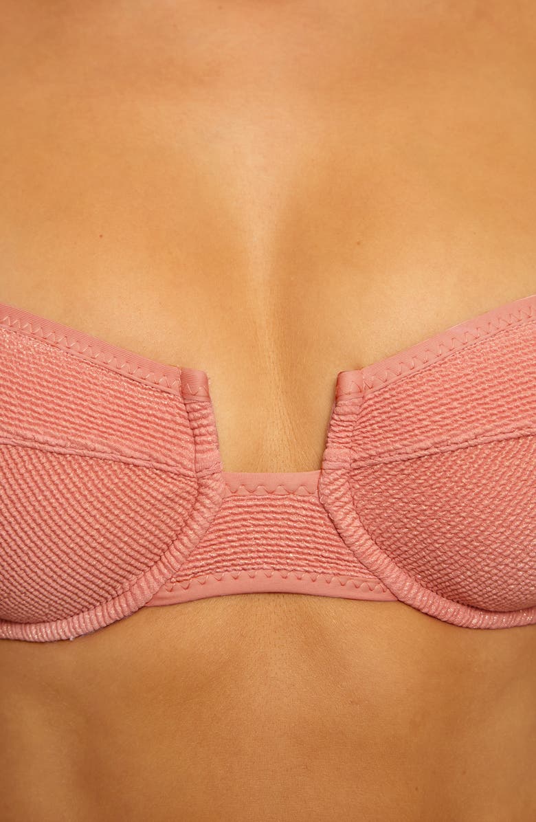 Isabella Rose Como Underwire Bikini Top, Alternate, color, Blush