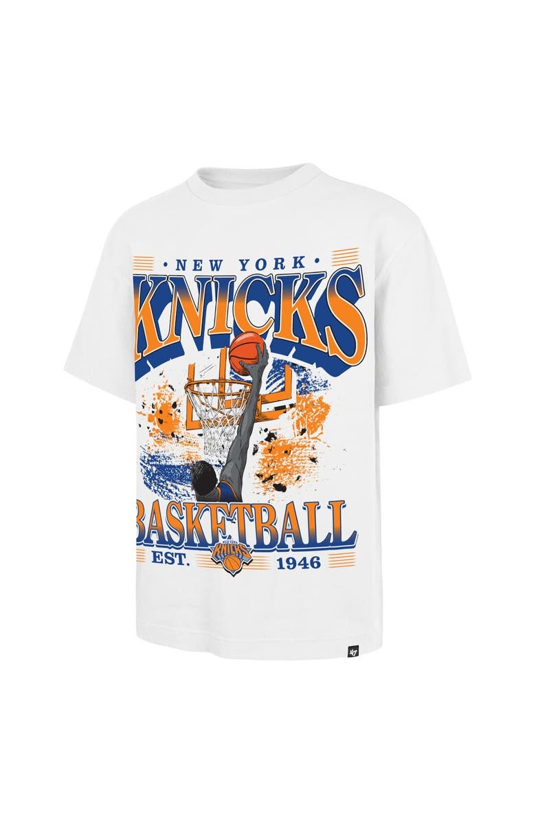 '47 Men's '47 White New York Knicks Regional Foundation T-Shirt, Alternate, color, White