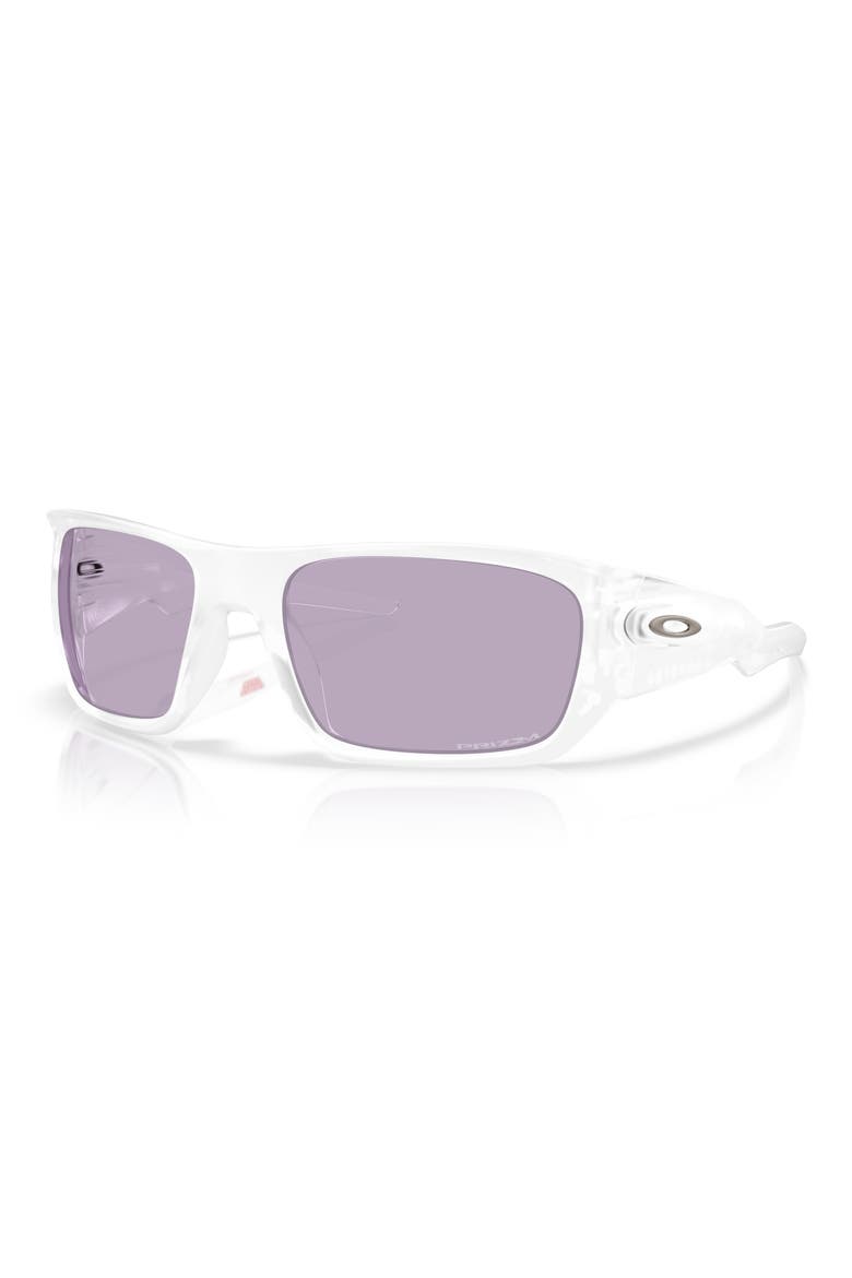 Masseter 60mm Rectangle Sunglasses, Alternate, color, MATTE CLEAR / PRIZM SLATE