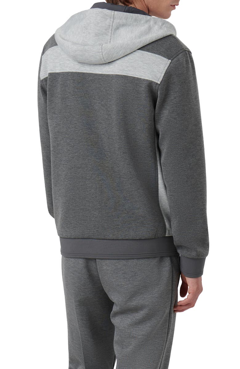 Bugatchi Full Zip Hoodie Jacket, Alternate, color, 