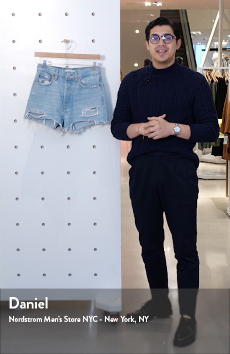 '70s Ripped High Waist Cutoff Denim Shorts, sales video thumbnail