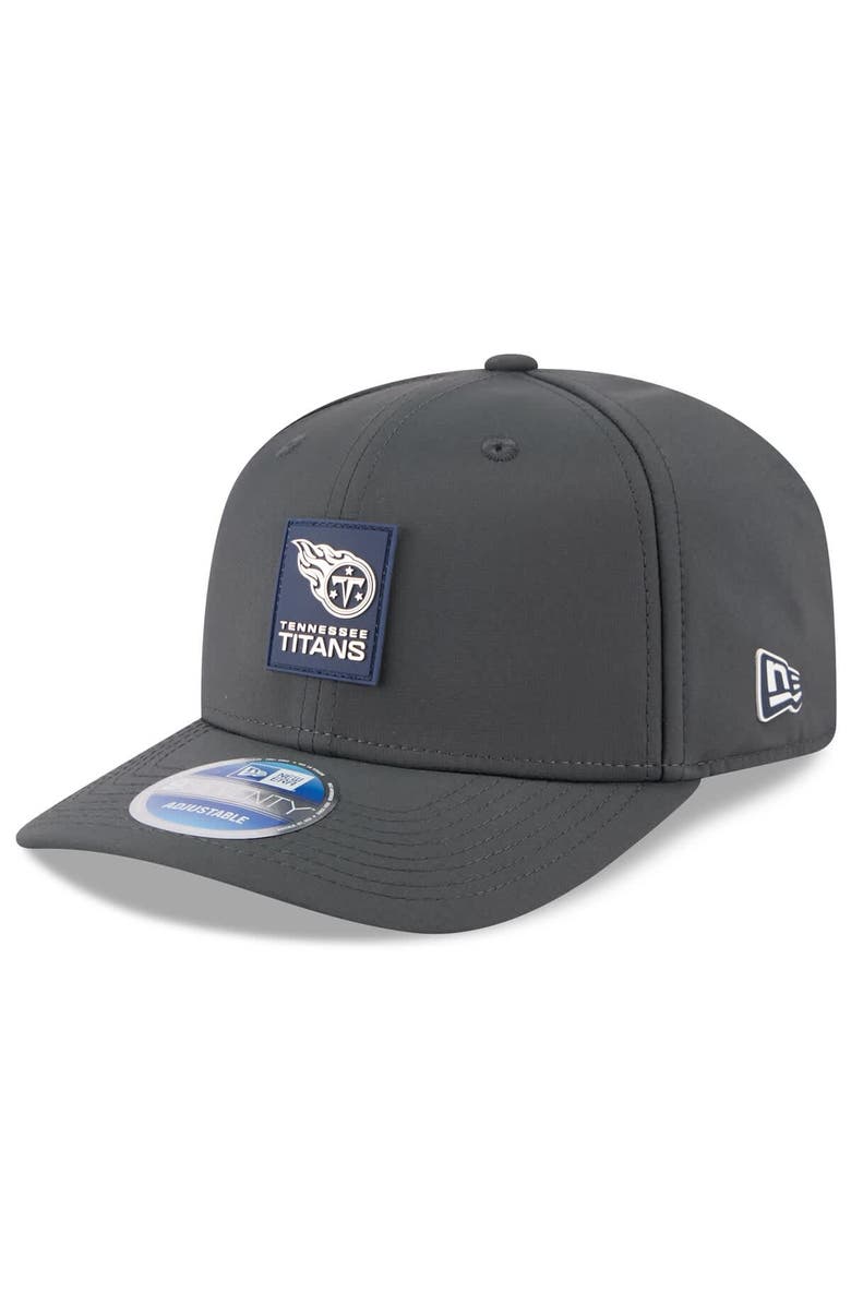 New Era Men's New Era Charcoal Tennessee Titans 2025 Sideline Cold Weather 9SEVENTY Adjustable Hat, Main, color, Charcoal