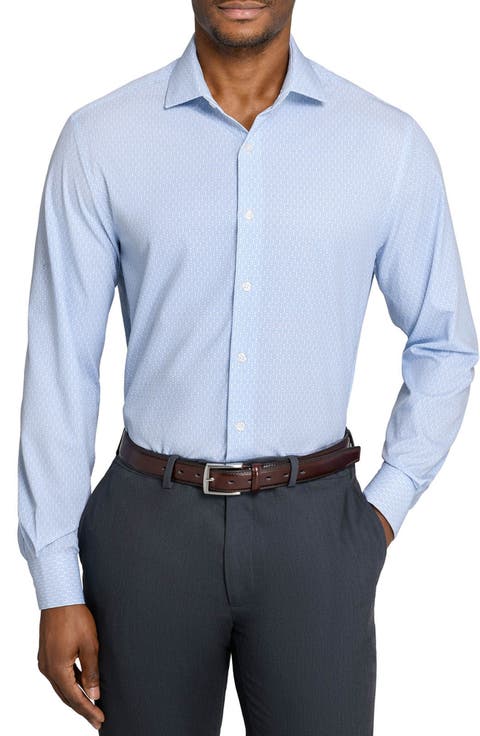 Circle Geo Performance Dress Shirt