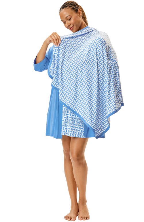 Motherhood Maternity Maternity Robe And Nursing Chemise Sleep Set With Baby Swaddle