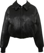 HOUSE OF CB Sante Faux Leather Bomber Jacket
