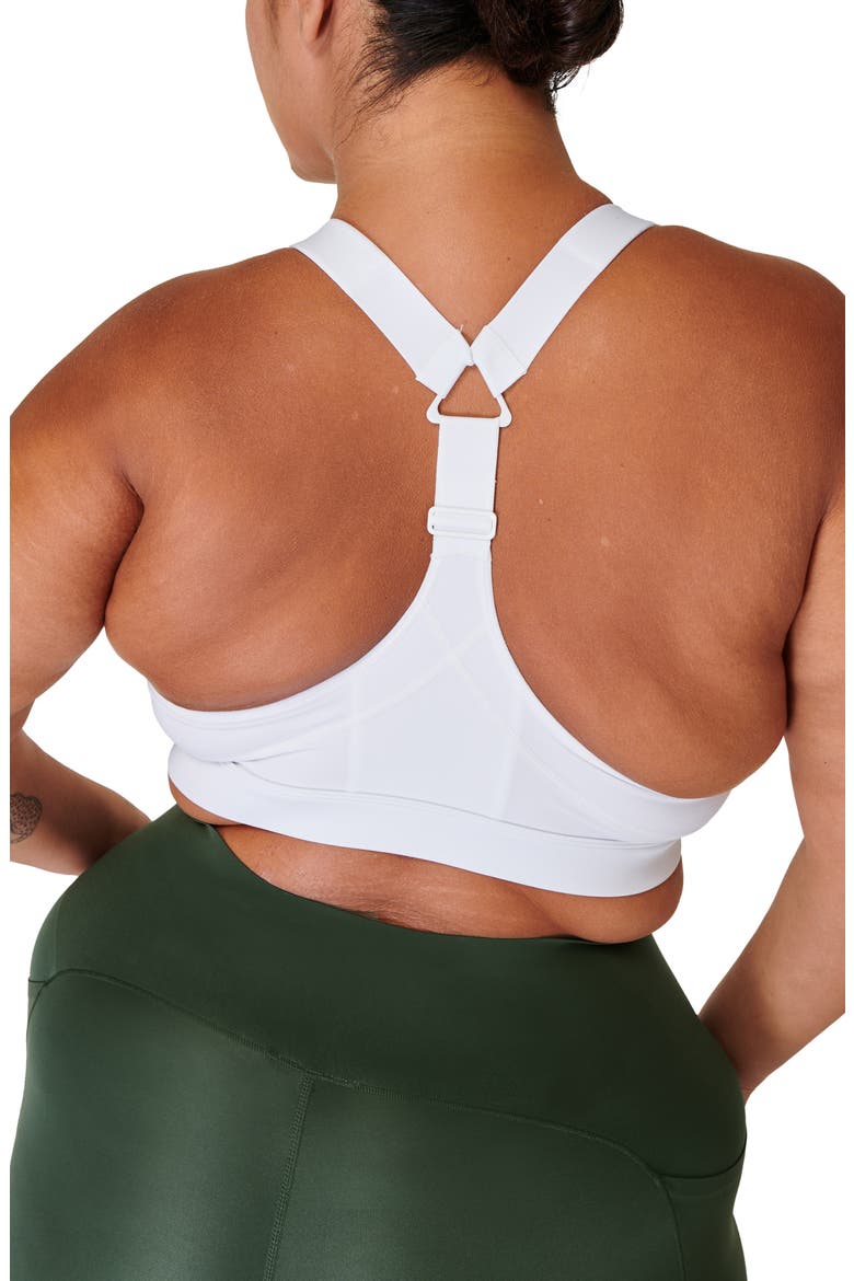 Power Medium Impact Sports Bra, Alternate, color, WHITE