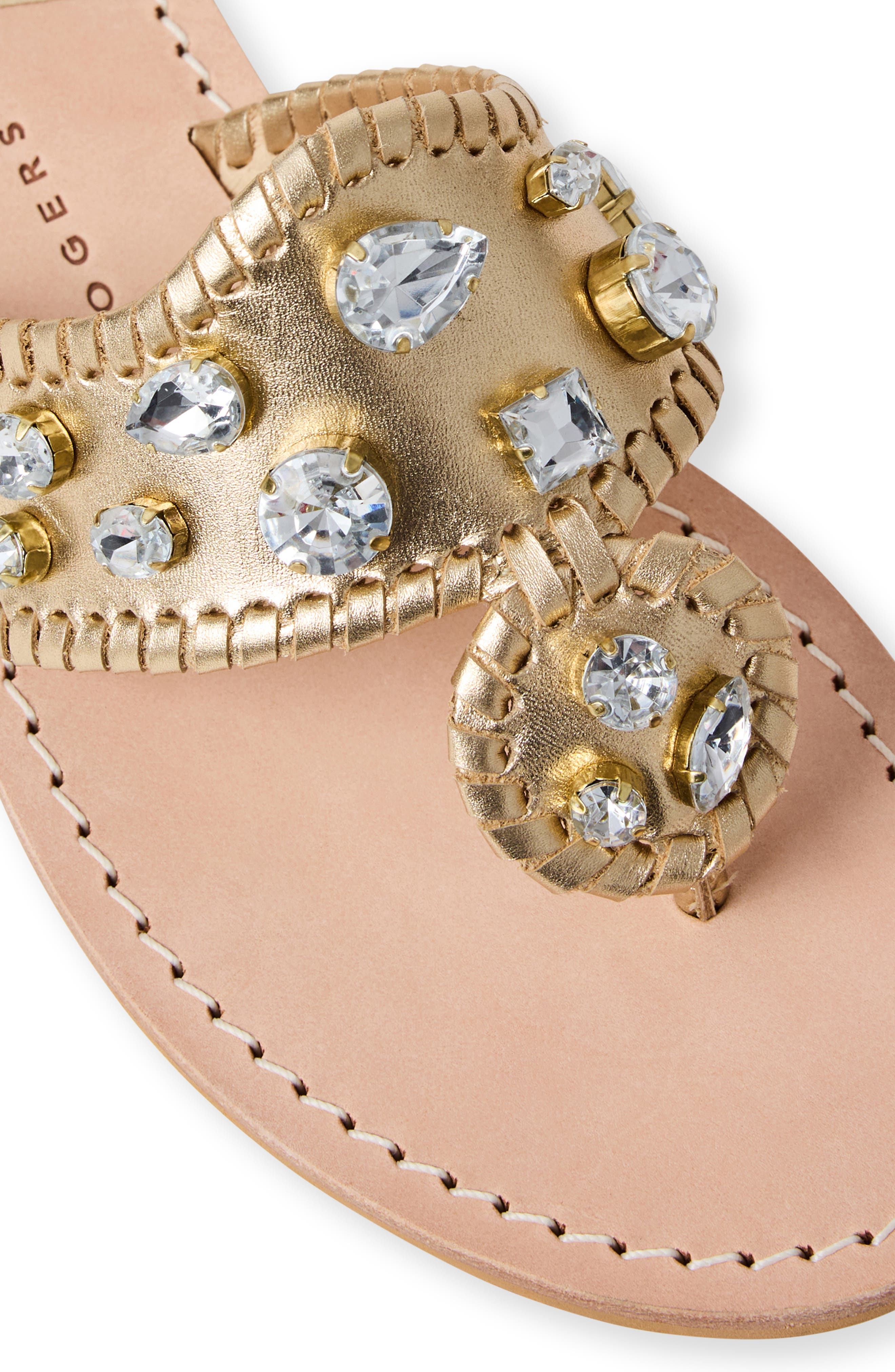Jacks Jewel Flip Flop, Alternate, color, JACKS PLATINUM
