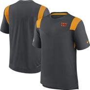 Nike Men's Nike Charcoal Washington Commanders Sideline Tonal Logo Performance Player T-Shirt
