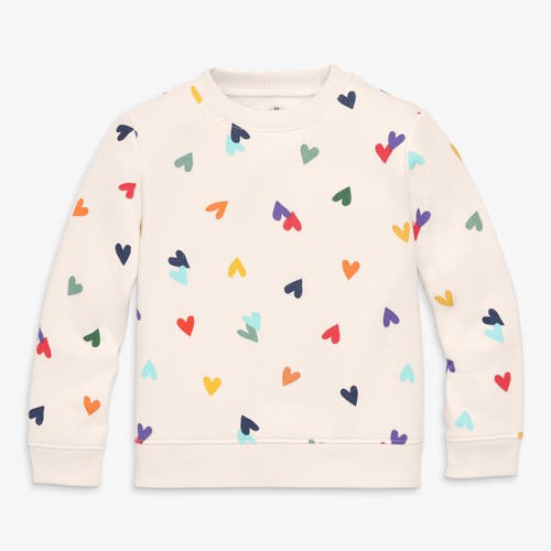Primary Kids Cozy Fleece Sweatshirt In Neutral