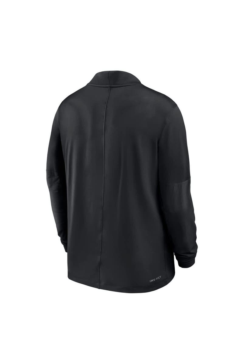 Nike Men's Nike Black Oregon State Beavers Dri-FIT Half-Zip Pullover, Alternate, color, Black