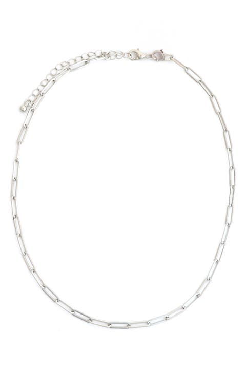 Paper Clip Chain Necklace