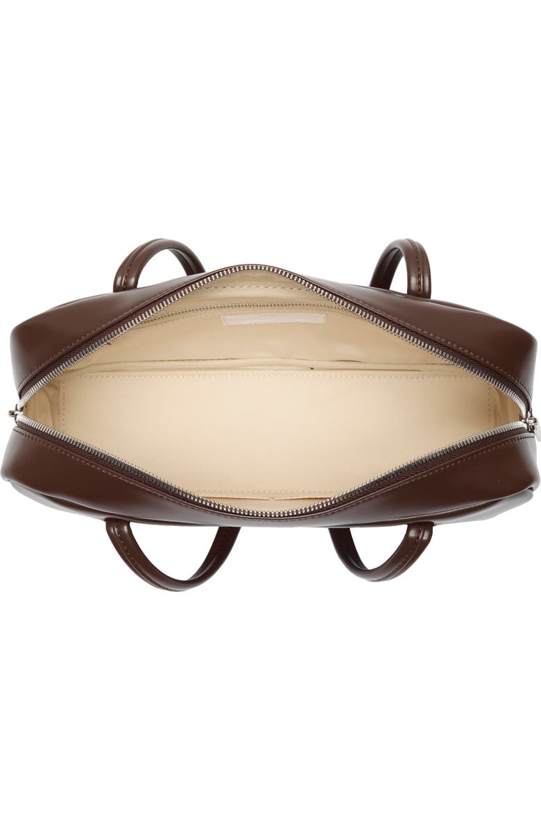 Stand Oil More Faux Leather Baguette Bag, Alternate, color, Marron