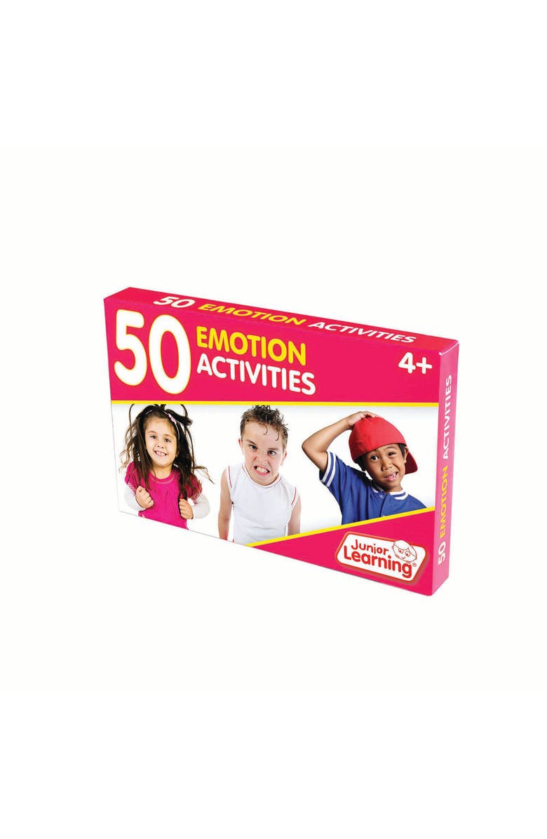Junior Learning 50 Emotion Activity Cards, Main, color, Multicolored