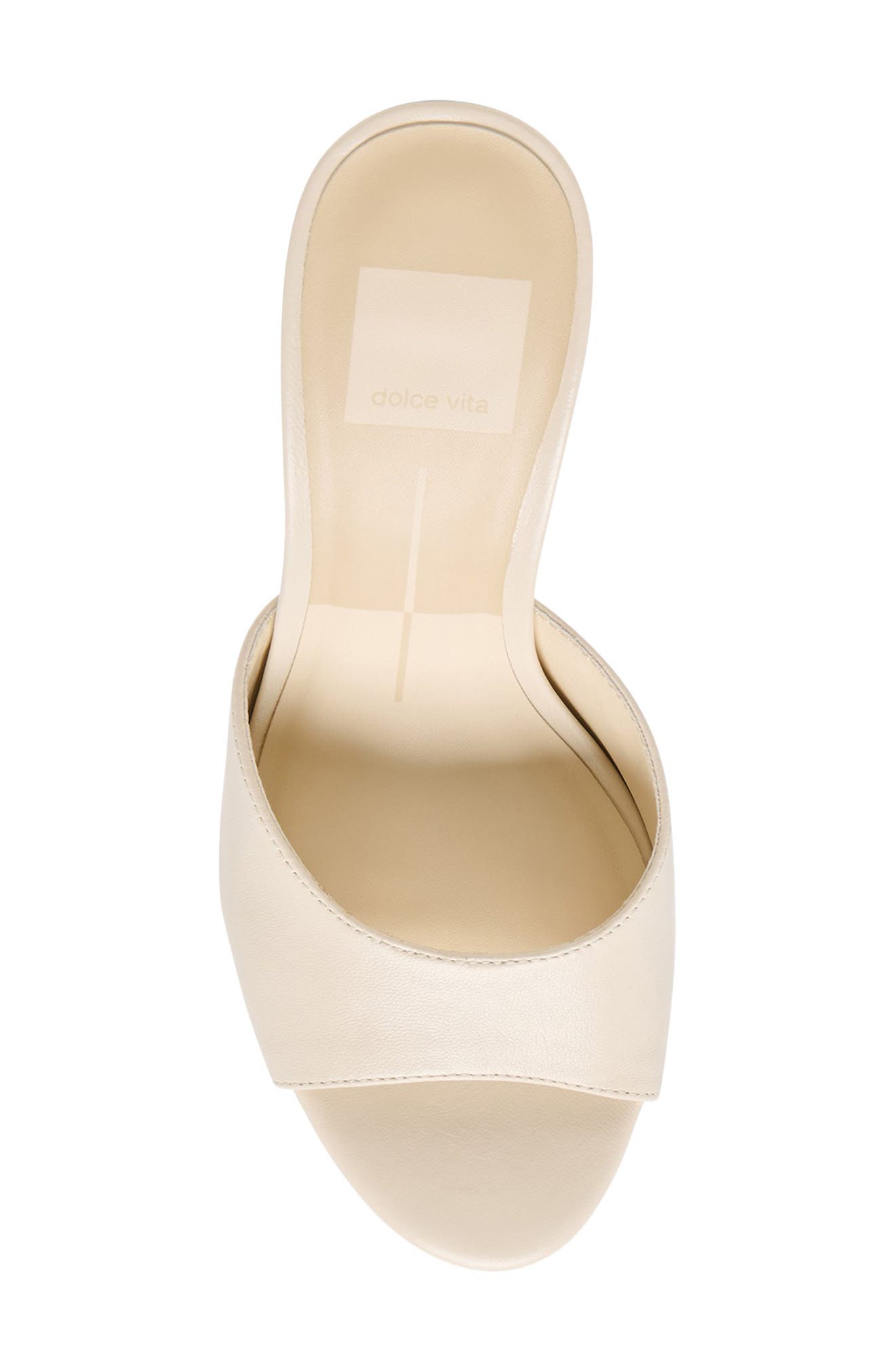 Rosha Slide Sandal, Alternate, color, BONE LEATHER