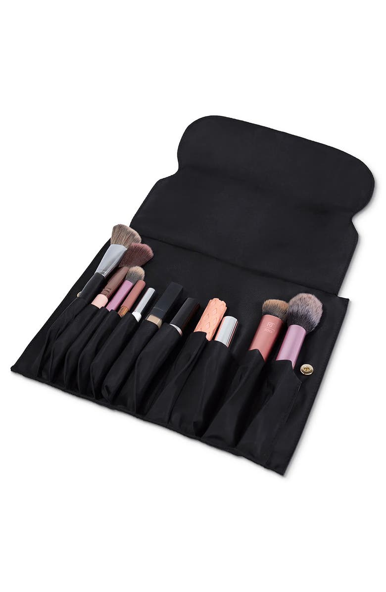 KUSSHI Makeup Brush Organizer, Alternate, color, Black