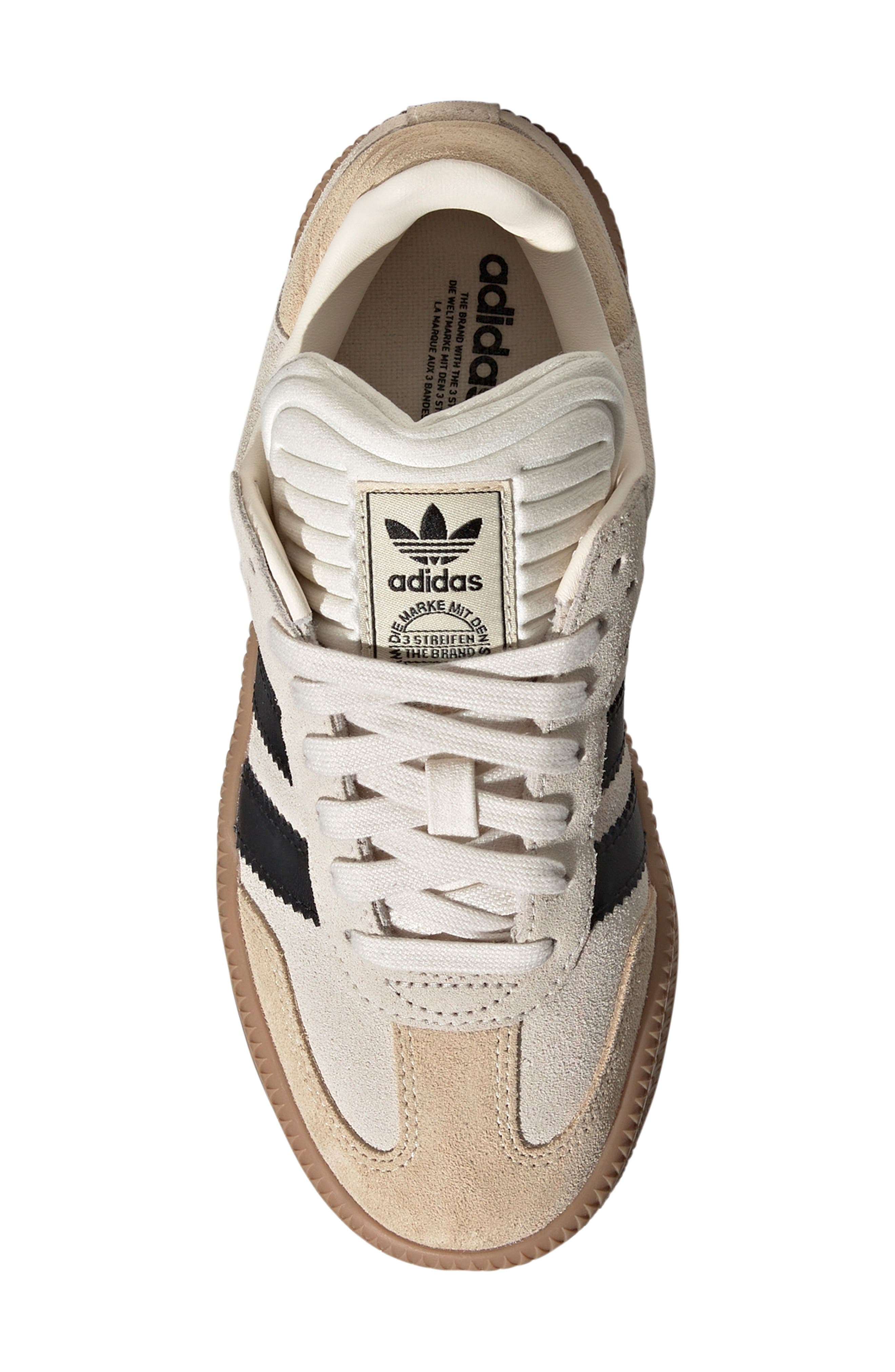 adidas Kids' Samba XLG Sneaker, Alternate, color, Wonder White/ Black/ Gum