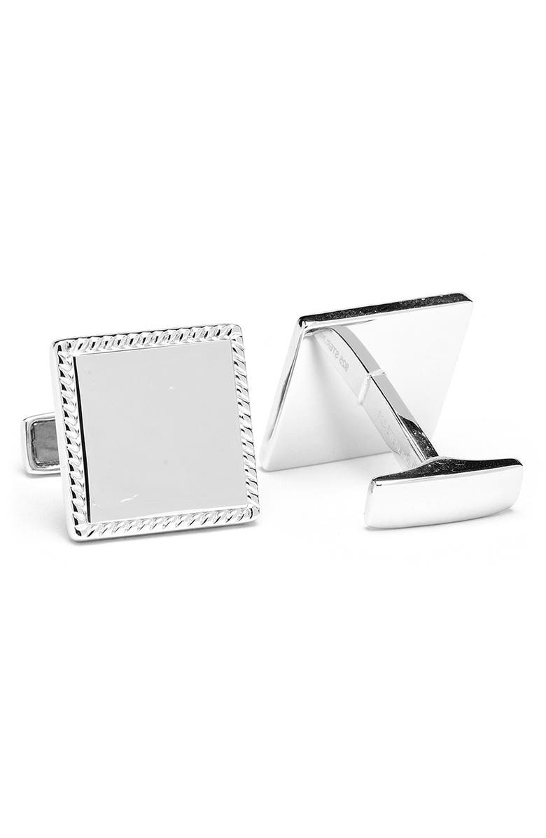 Cufflinks, Inc. Sterling Silver Cuff Links, Alternate, color,